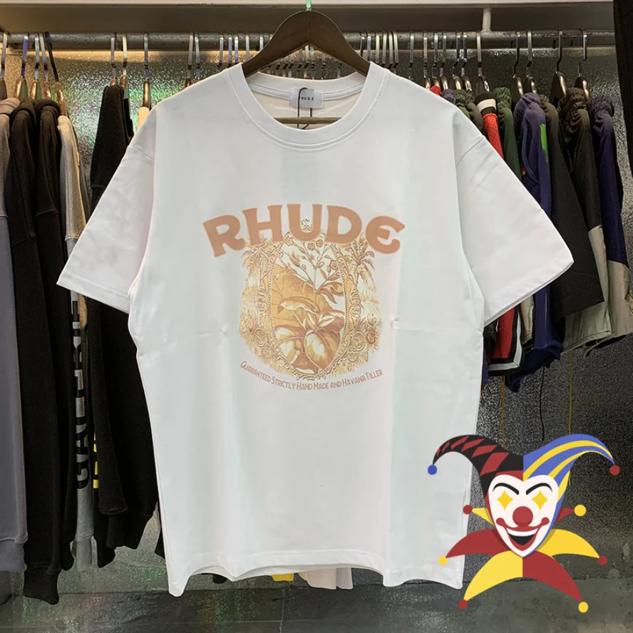 

RHUDE T-shirt Women Men Oversized T Shirt Top Tees