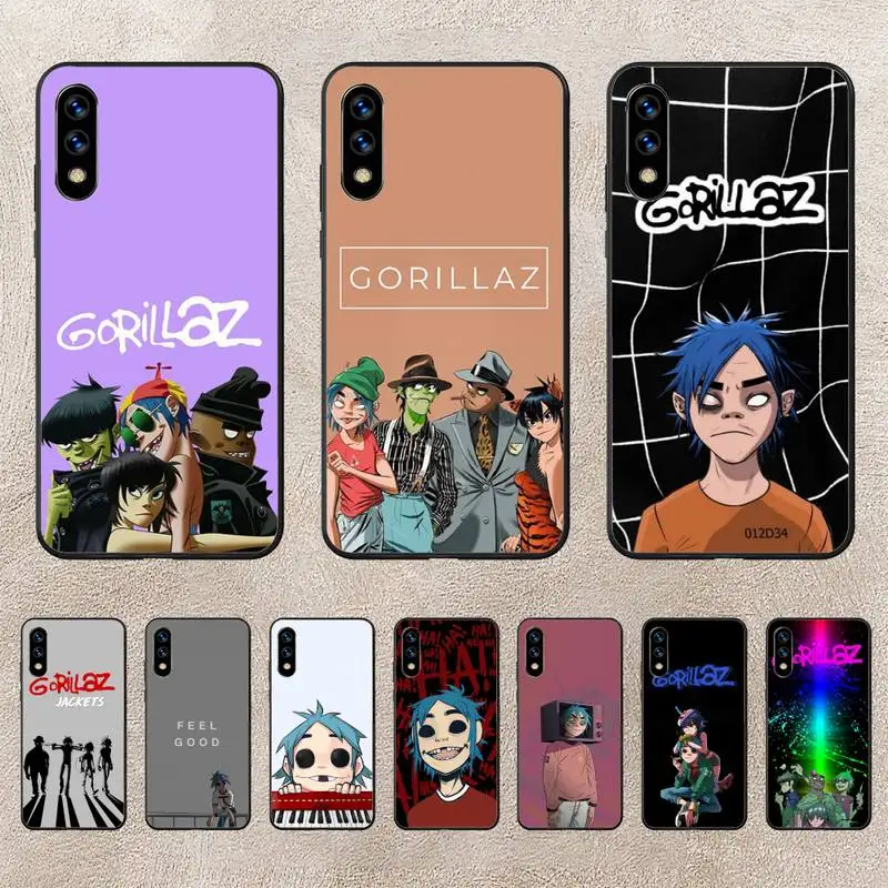 

Gorillaz Cartoon Phone Case For Huawei P10 P20 P30 P50 Lite Pro P Smart Plus Cove Fundas