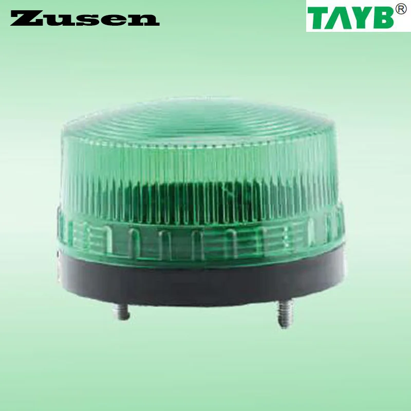 

Zusen TB35-G-J with Buzzer 12v 24v 110v 220v Green Security Alarm Strobe Signal Warning Light Small Flashing LED Lamp