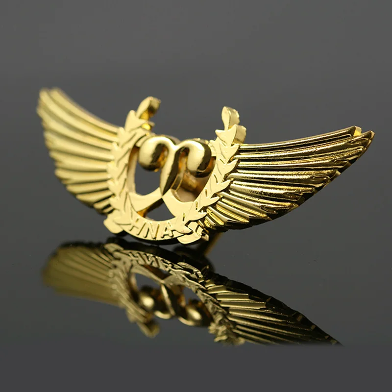 

Бейдж большой кепки авиакомпании Hainan Airlines, Золотое крыло, капитан Кепка на память, бейдж команды, коллекция значков