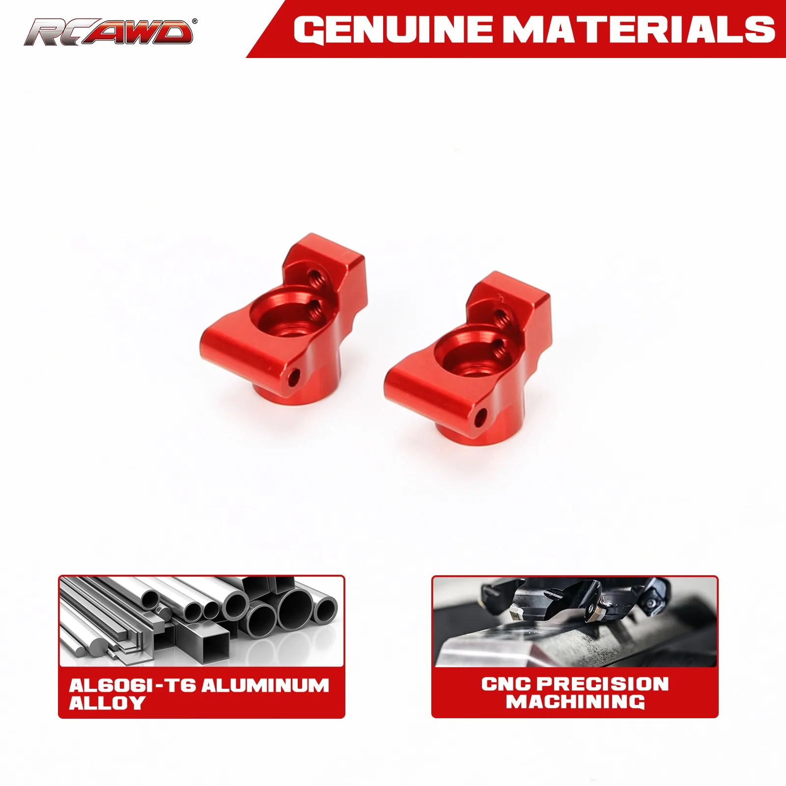 Задняя Ступица автомобиля RCAWD из сплава Mini-T 2 0 Mini-B для Losi 1/16 mini-B 1/18 mini-T 2WD