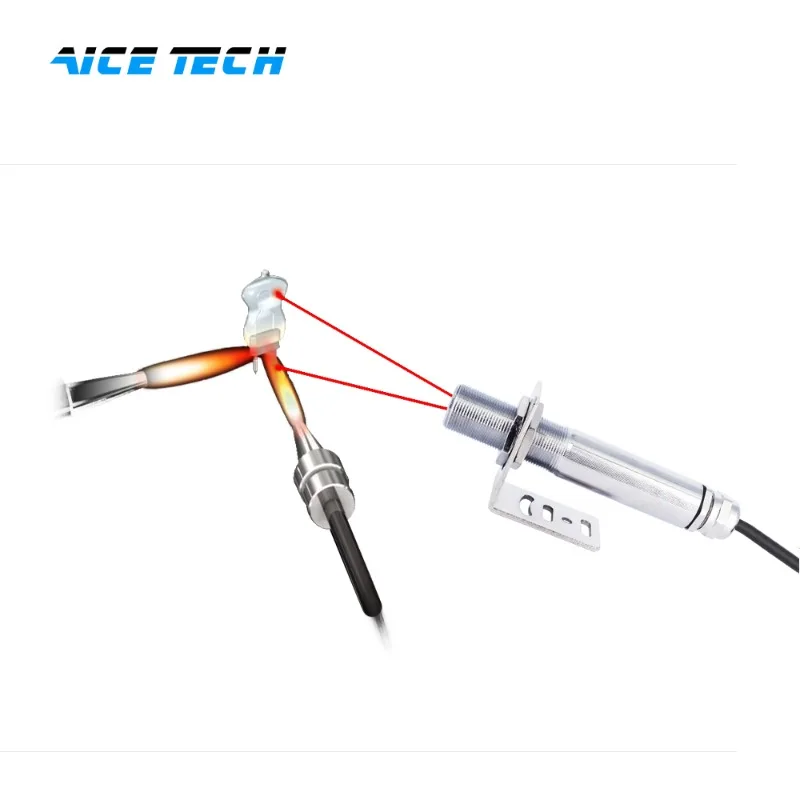 

Industry Oven 300c Heat Temp Metal Output 4-20mA IR Infrared Temperature Sensor