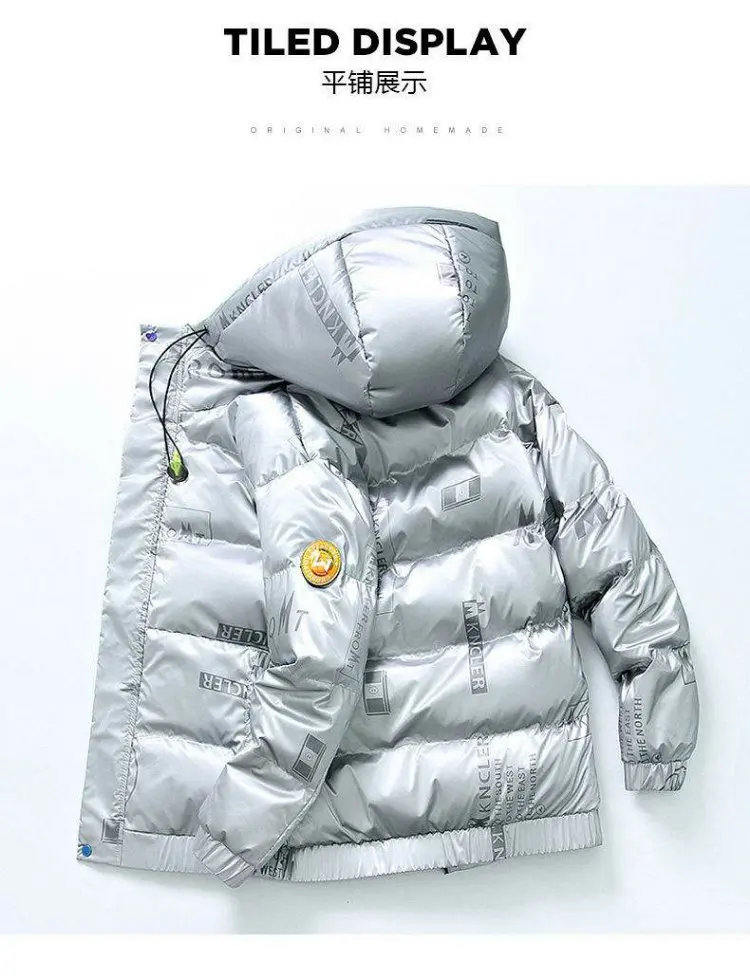 High-grade down jacket men thin autumn winter 2022 new fashion brand short Korean version thick winter coat