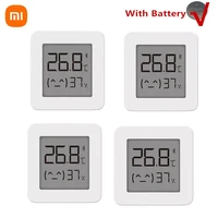 xiaomi bluetooth compatible digital thermometer 2 lcd screen moisture wireless smart temperature humidity sensor no battery
