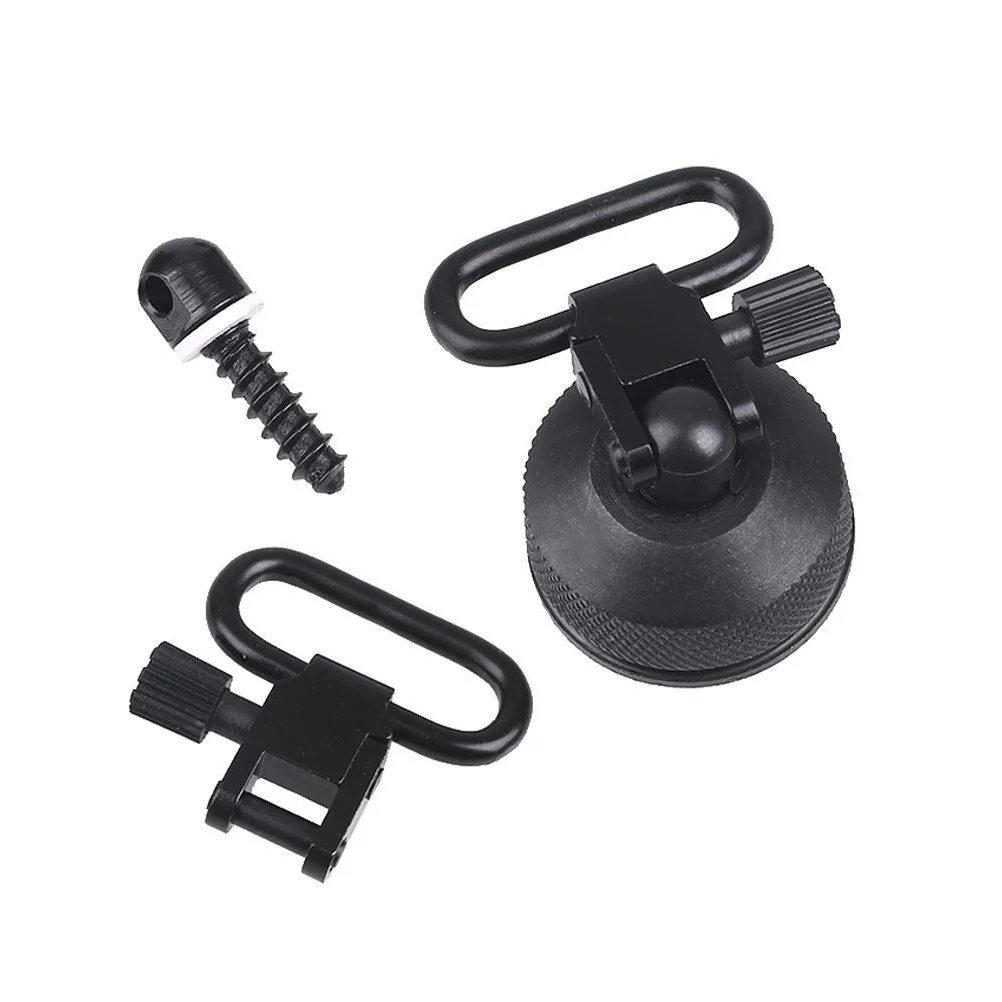 

1 Inch Sling Swivel Mount Quick Detach Sling Swivel Attachment Mount (Black)