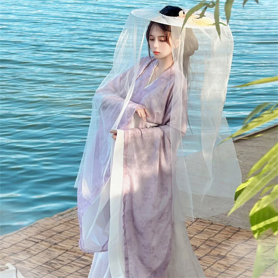 Фото Женская юбка с перекрестным воротником Hanfu, летний костюм в китайском стиле, ярко-зеленая юбка №3