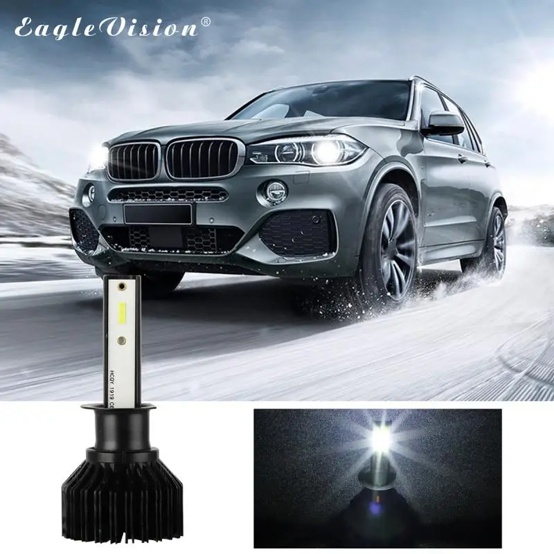 

2pcs 90W 16000LM LED Headlight Bulbs H7 H11 H4 H1 9005 9006 6000K CSP Chips Conversion Kit White Headlamp