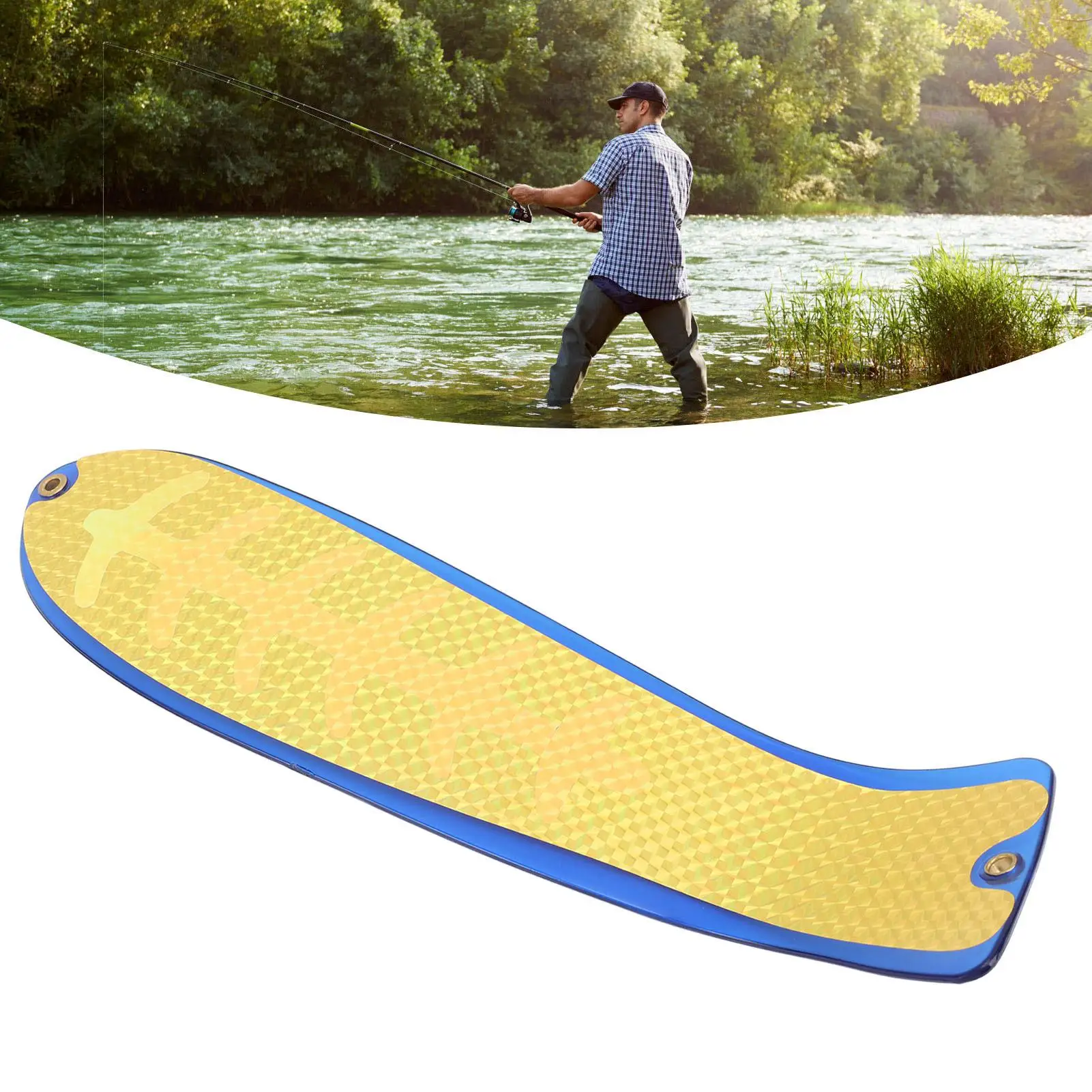 Рыболовная приманка из АБС-пластика в форме рыбы с лазерной наклейкой-легко