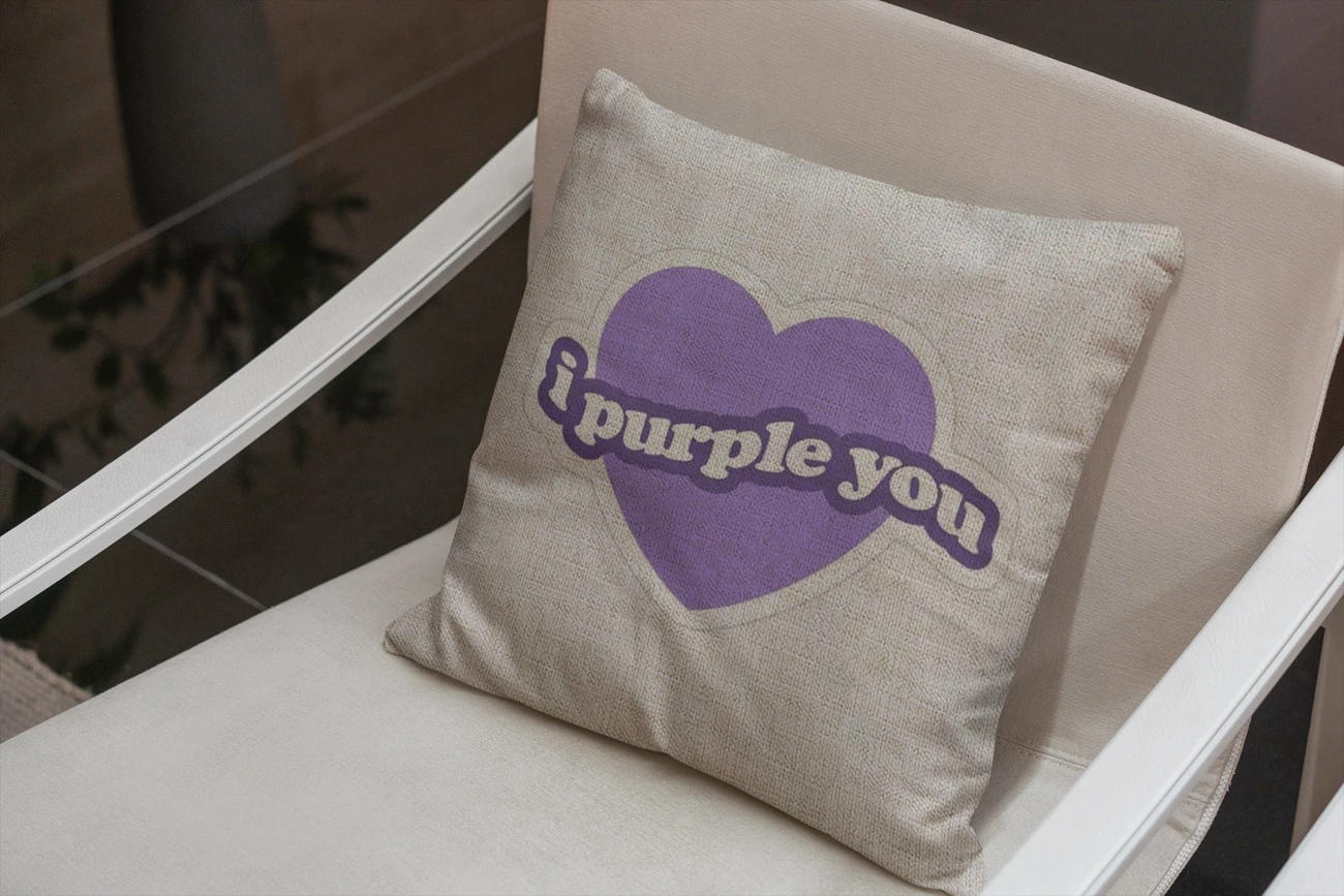 Наволочка в виде РОЗОВОГО СЕРДЦА 45x45 льняная винтажная наволочка Декоративные