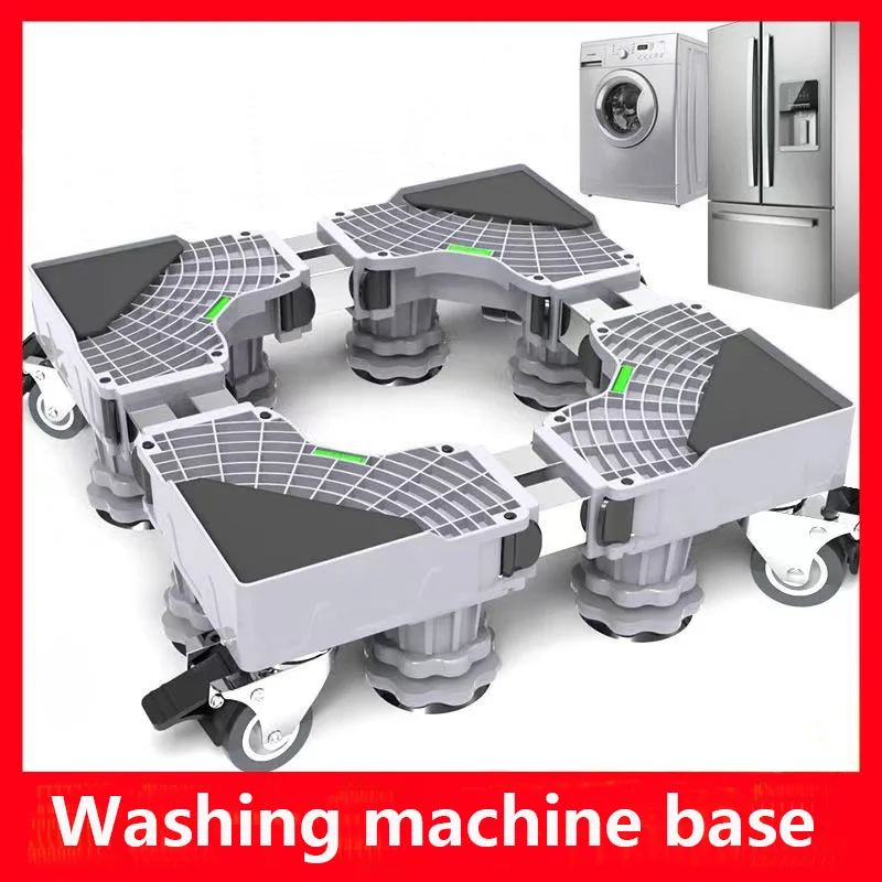 

Washing Machine Holder Multi-functional Universal Mobile fridge stand Trolley Adjustable Base