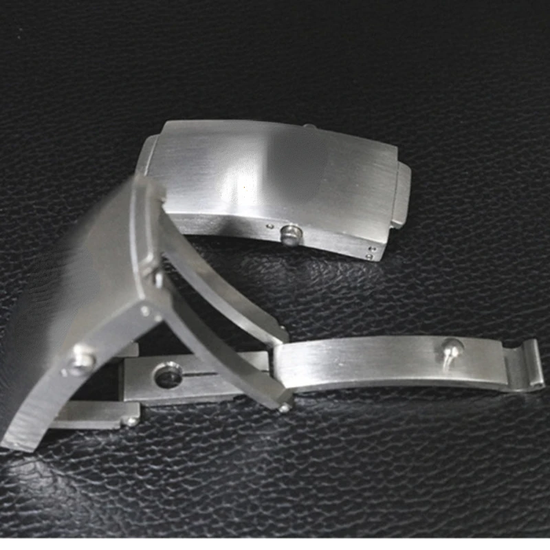 Metal Folding Buckle 18mm 20mm For Omega Seamaster Watch Accessories Belt Buckle Strap Insurance Buckle Stainless Steel Clasp