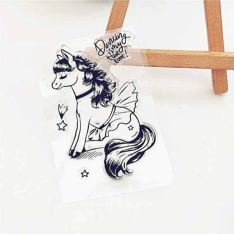 Прозрачный силиконовый штамп/печать сделай сам 9 х6 см |