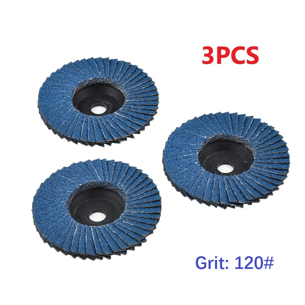 

3x Grindering Discs 75mm 3Inch Sanding Discs 120# Grit Grinding Wheel Blades Wood Cutting For Angle Grinder Abrasive Tools
