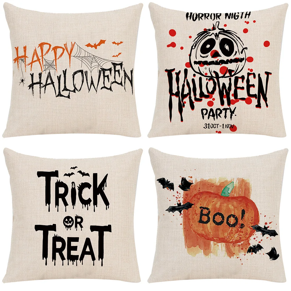 

45x45 см, чехол на Хэллоуин, искусство или подарки, декор фермерского дома, наволочка для дивана, декоративная наволочка
