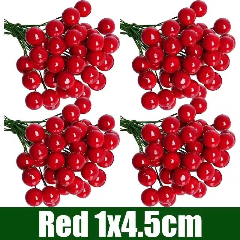 

Искусственные красные ягоды Холли 50 штук