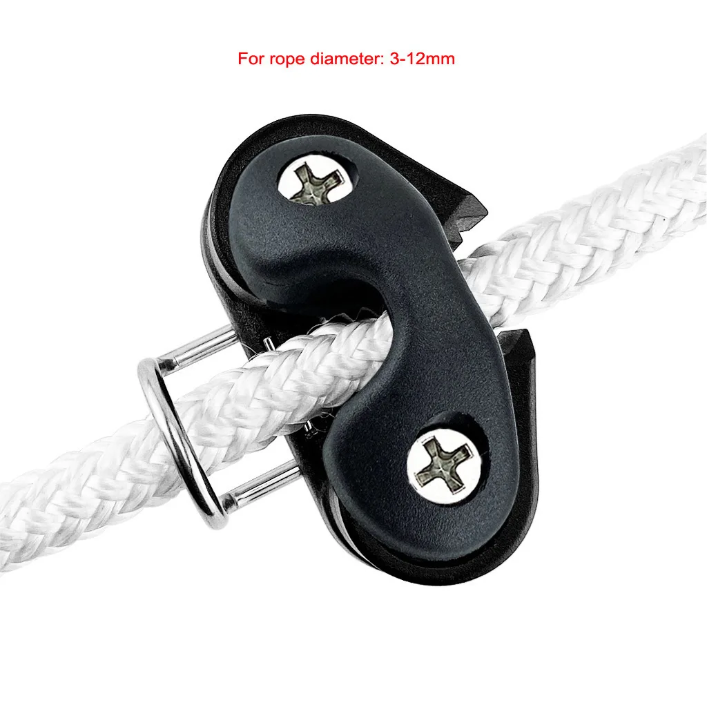Composite 2 Row Matic Ball Bearing Cam Cleat with leading Ring Pilates Equipment Boat Fast Entry Rope Wire Fairlead Sailing enlarge