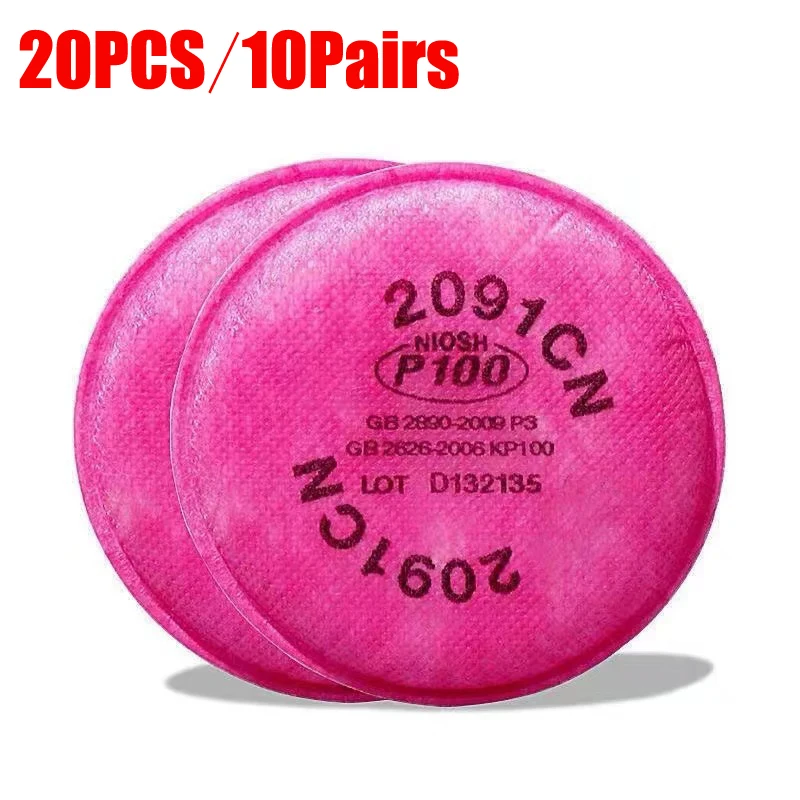 

Промышленный Пылезащитный Твердый Фильтр 2091/2097 P100 Для Серии 6800 7502 6200 FF402 Респиратор Для Распыления Краски Антиг...