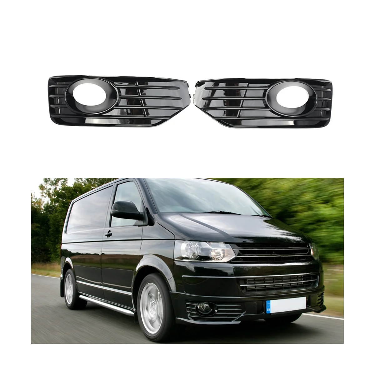 Передний бампер противотуманная лампа для VW Transporter T5 T5.1 Sportline 10-15