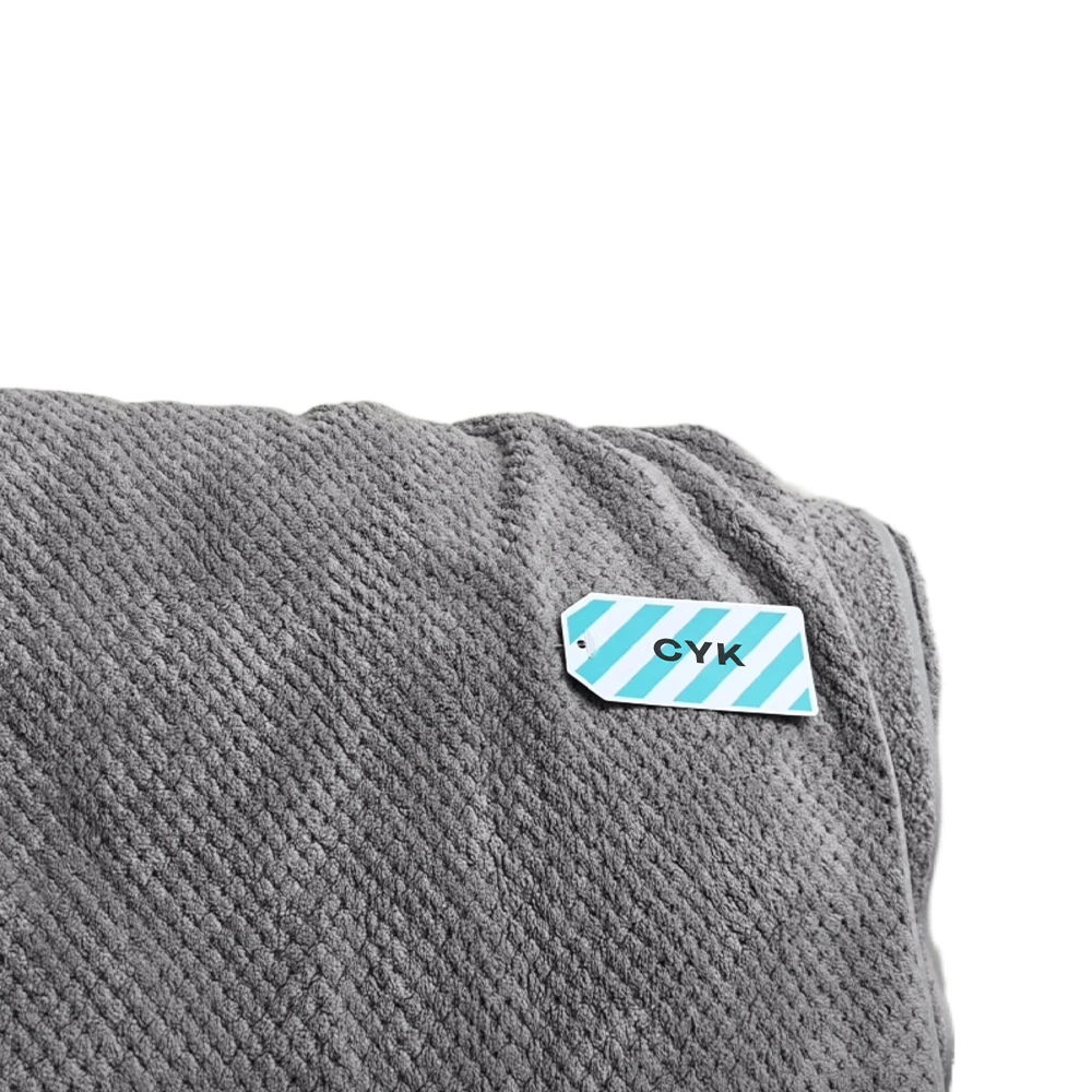 Банные полотенца CYK серое банное полотенце из 100% хлопка мягкое Большое Хорошо