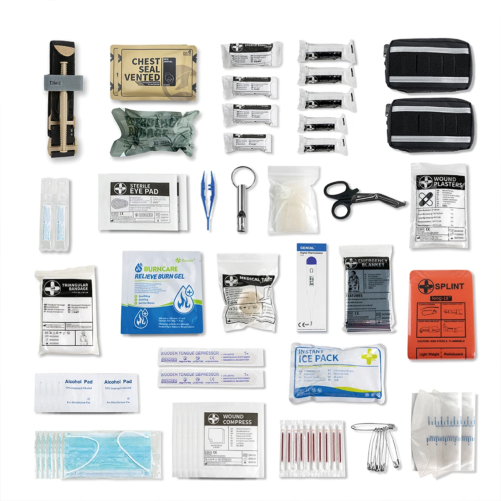 

Rhino 63pcs First Aid Always ready for any emergency Special first aid kit for hemostasis