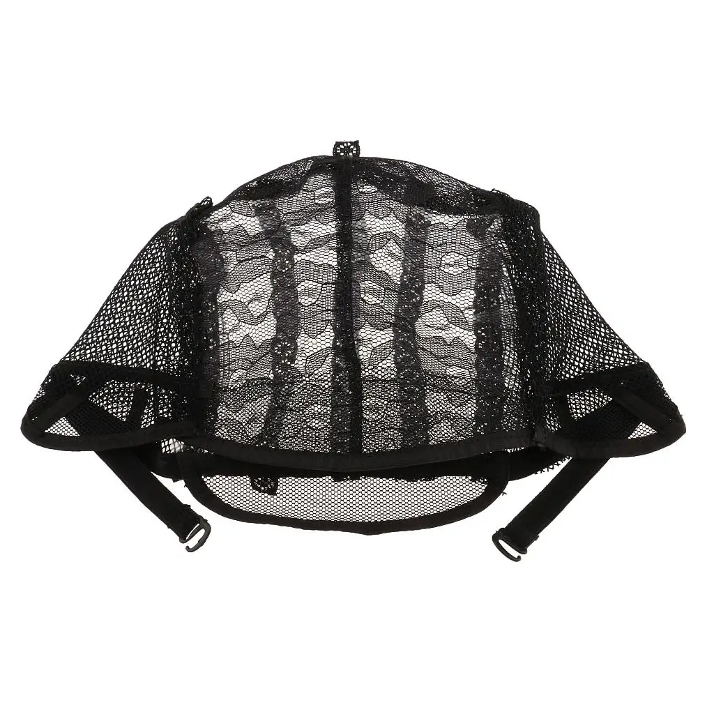 Фото Дышащая коричневая сетка-подкладка для париков из натуральных волос, регулируемая, фланелевая, для создания париков без клея №5