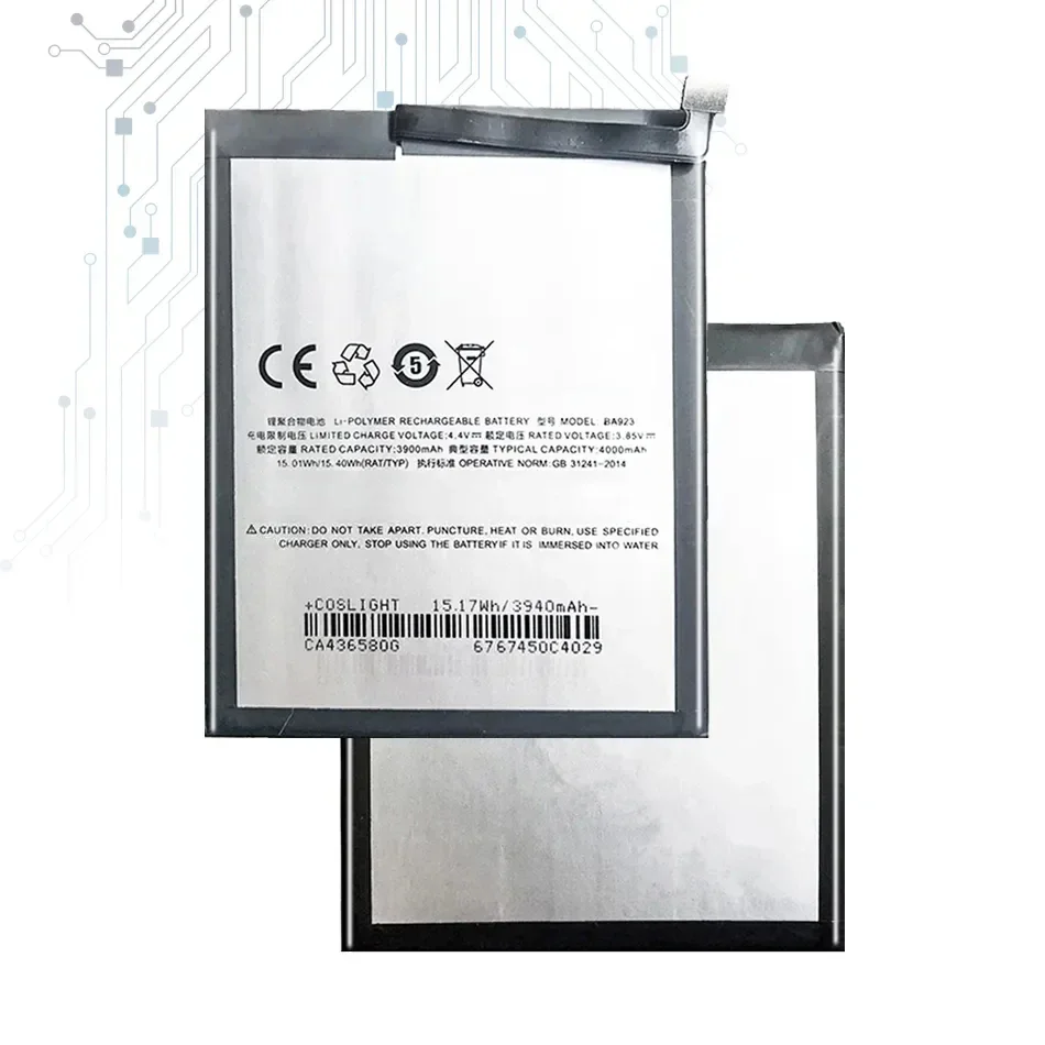 Сменный аккумулятор BA923 4000 мАч для Meizu Note 9 M9