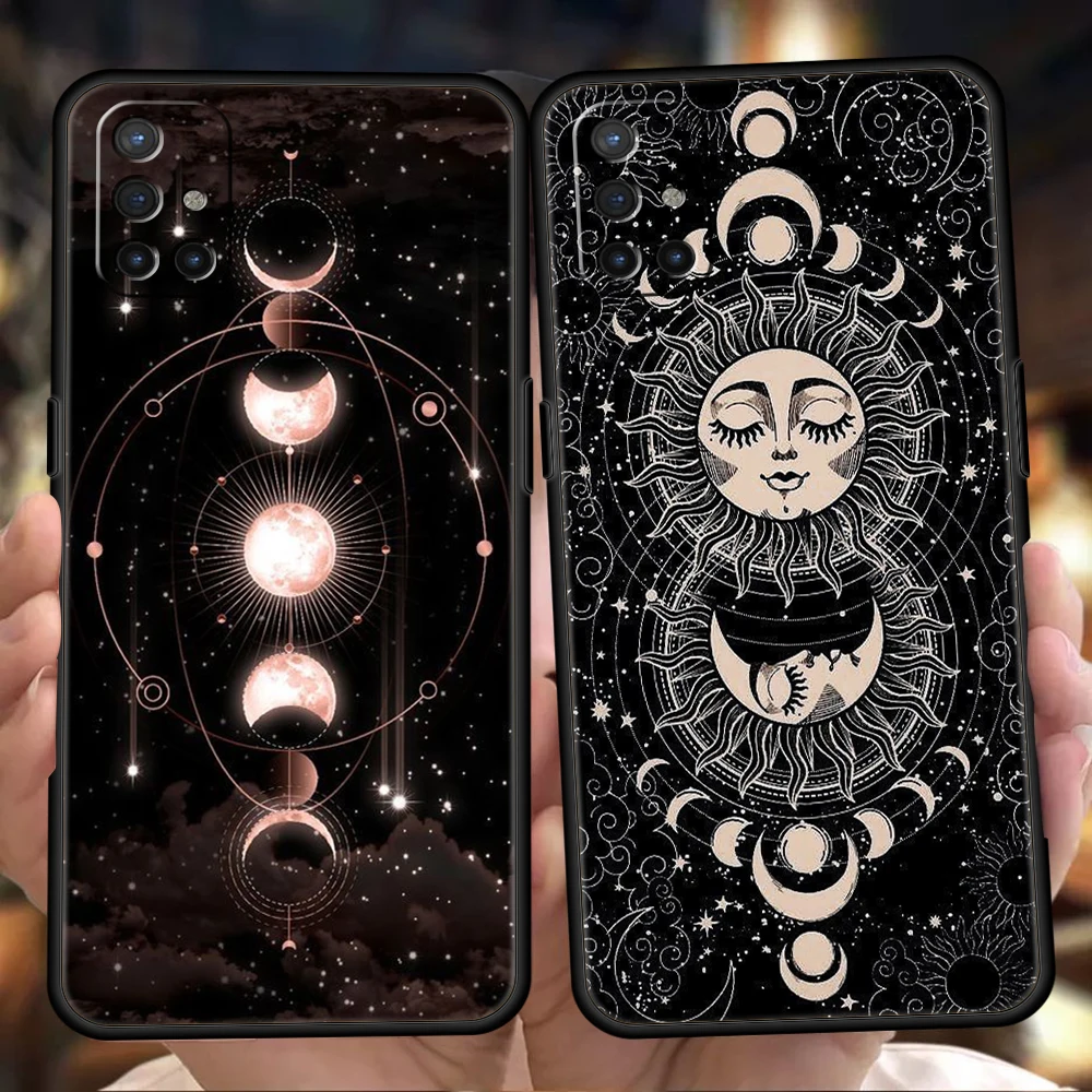 

Suns Moons Clouds Astrological Phone Case for Oneplus Nord N100 N10 10 7 8 9 10R 9R 7T 8T N200 CE 2 2T 9RT Z Pro 5G Cover Shell