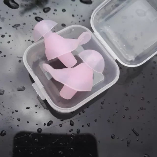 

Silicone Waterproof Earplugs Swimming Waterproof Earplugs Protective Soft Earplugs In-ear Ear Protector