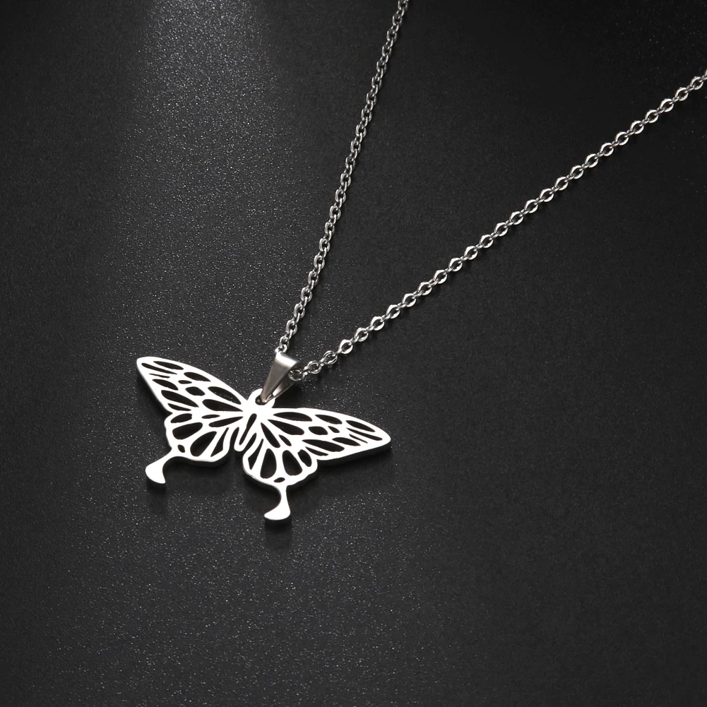 Teamer ожерелье-бабочка для женщин изысканное ювелирное изделие из нержавеющей