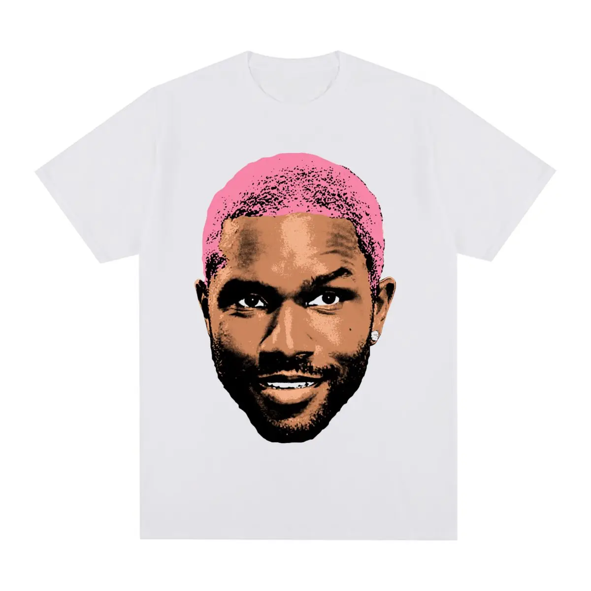 

Frank Vintage T-shirt Blond Hip Hop Pop Music Singer R&B Cotton Men T shirt New Tee Tshirt Womens Tops
