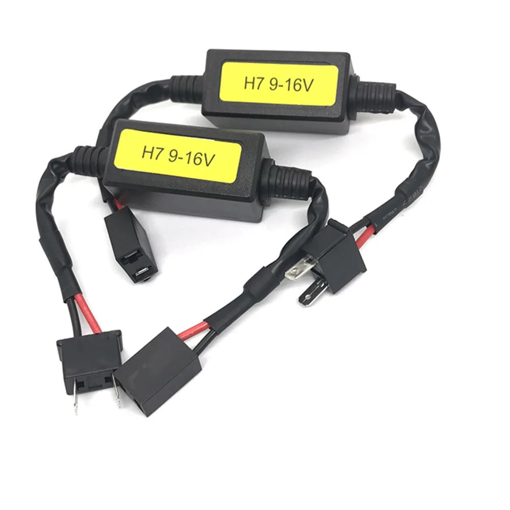 

2Ps H4/H7/H8/H11/H13/HB3(9005)/HB4(9006) Canbus Wiring Harness Adapter LED Car Headlight Bulb Auto Headlamp Fog Light