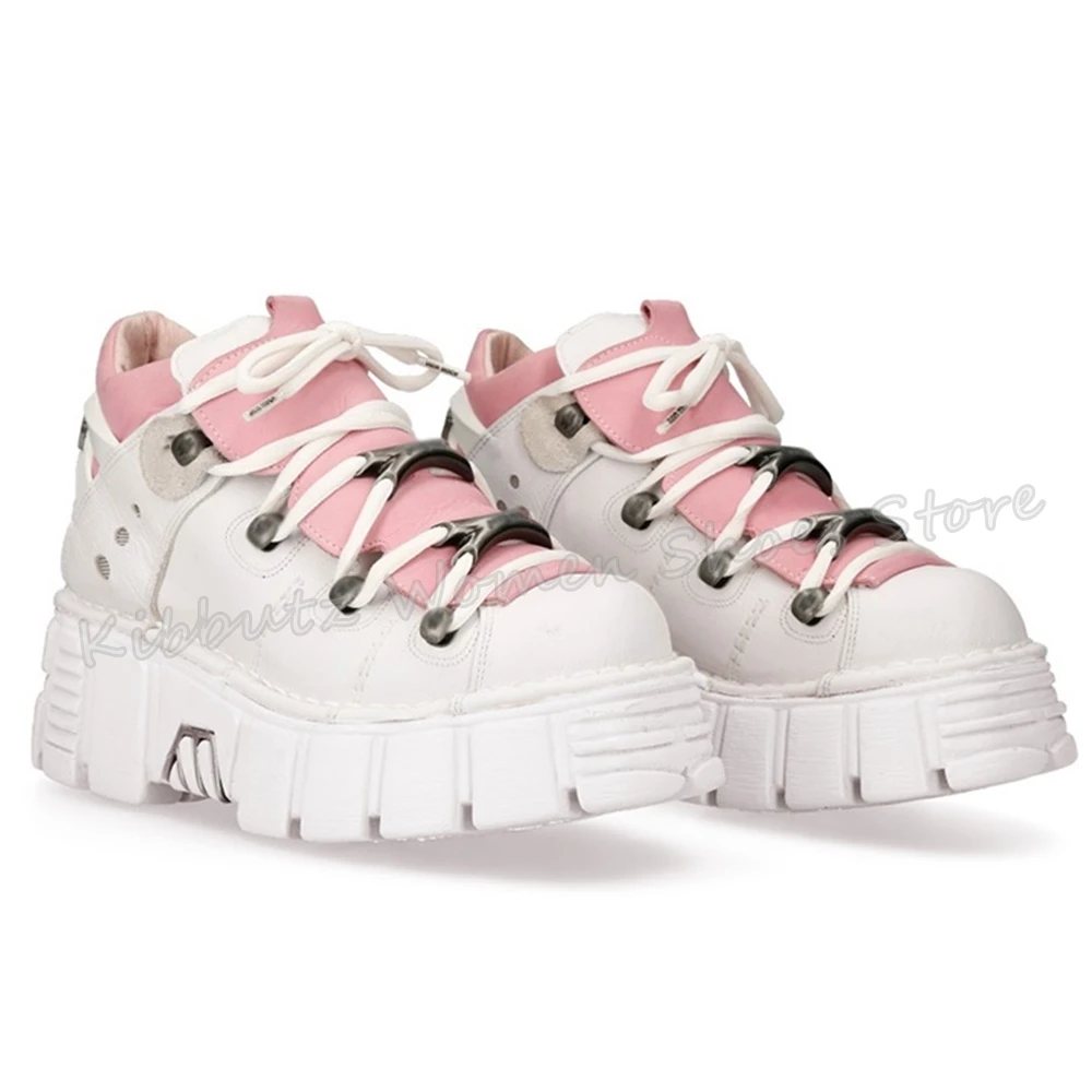 Женские кроссовки в стиле панк Y2k толстая подошва платформа готика темный стиль