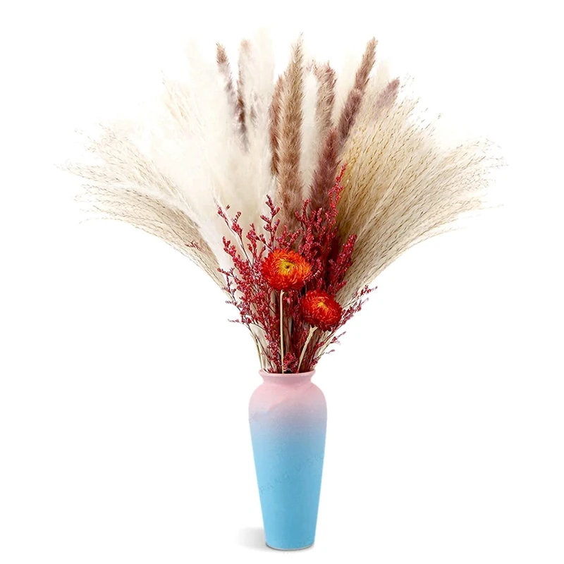 

Natural Dried Pampas Grass,Nature White Pompous Grass Decor Vase,Pampas Grass,Reed,For Home Decor Wedding Decor