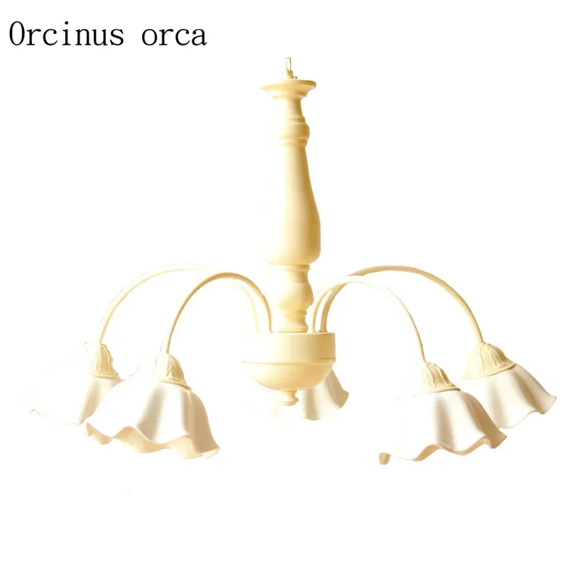 Европейская ретро керамическая люстра для гостиной спальни ресторана