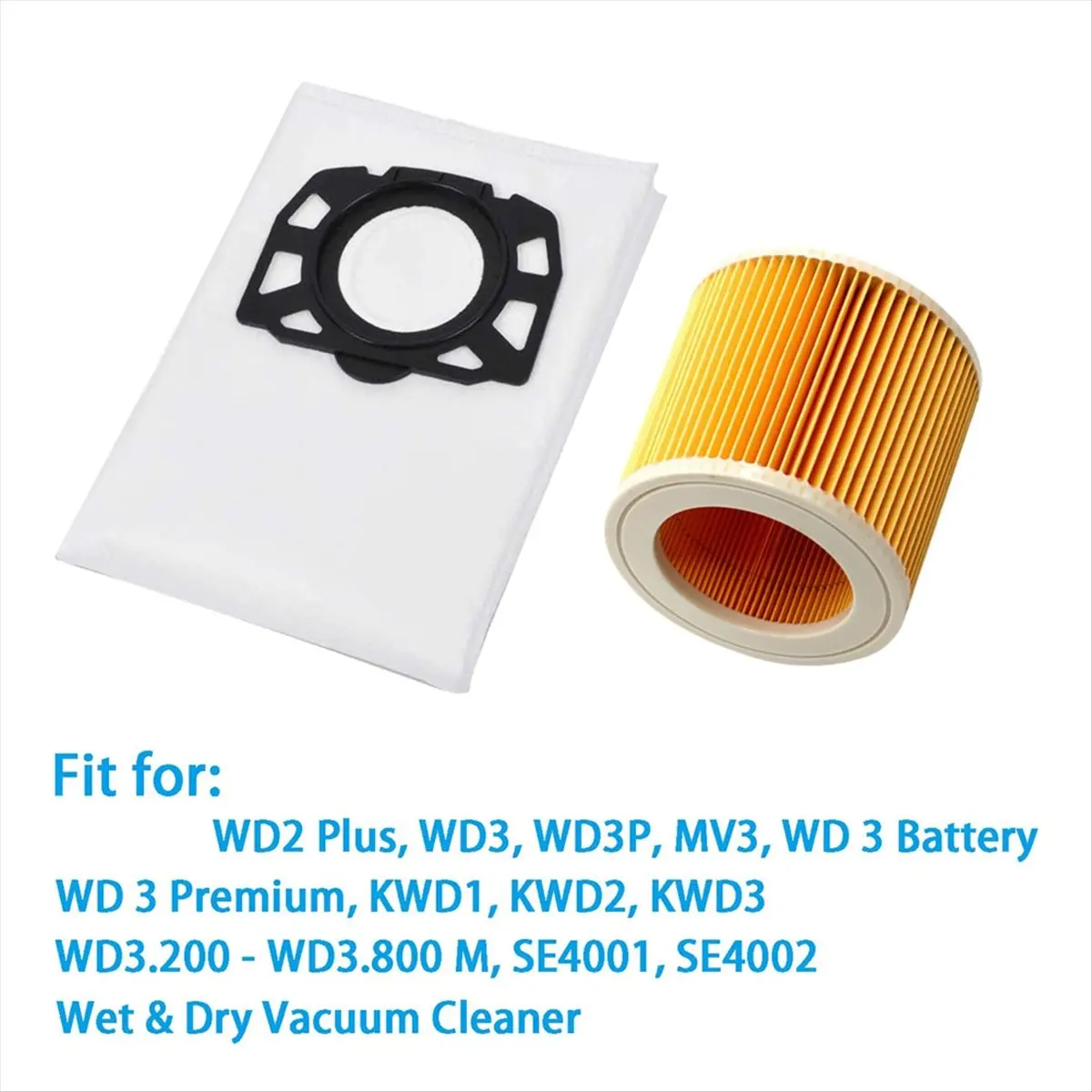 Новые сменные фильтры A92G для пылесосов WD2 Plus, WD3, WD3P, 3 Premium, 3 Battery, MV3 (для влажной и сухой уборки) (art.: 3920dc8aa8ac2) - 3920dc8aa8ac2