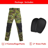 mens tactical cargo pants military us army paintball combat pants with pad airsoft clothing camping militari pant waterproof