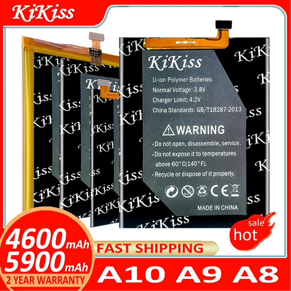 

Аккумулятор KiKiss для AGM A10 A9 A8 A 10 A 9 A 8, аккумулятор + контрольный номер