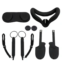 suitable for meta quest 2 sweatproof silicone eye mask glove protector anti drop hand strap accessory set