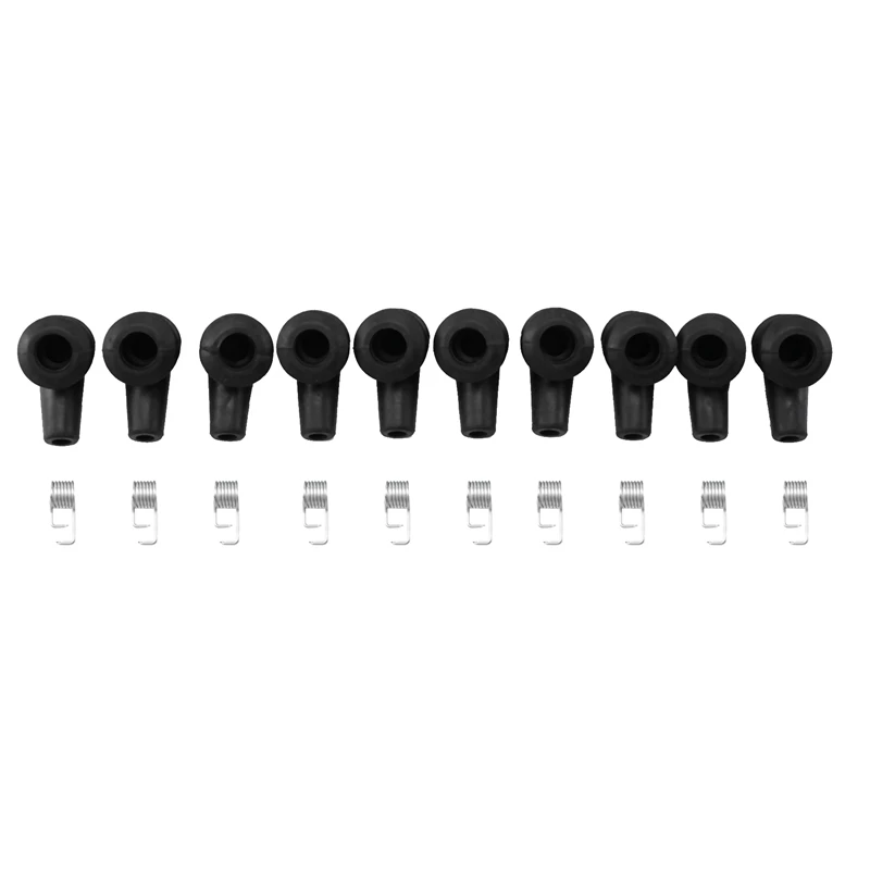 

10 комплектов крышка катушки зажигания и сменная пружина подходит для 2-тактного бензопилы 4500 5200 5800 45CC 52CC 58CC садовый инструмент