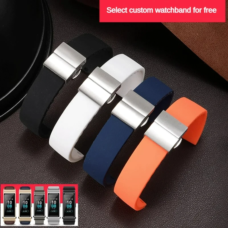 Ремешок Замена для силиконового ремешка B3/B5/B7/B6 Smart Series плоский резиновый браслет