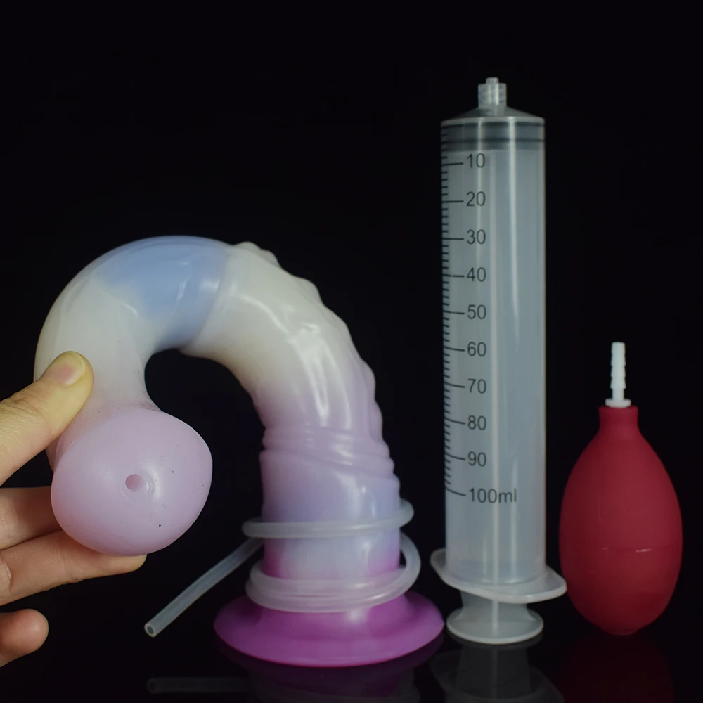 LUUK длинный лошадиный фаллоимитатор эякуляции Фэнтези пенис животный Сквиртинг