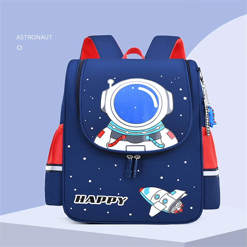 MRLD Students Astronaut Bags Children's Space Backpack Kids Lightweight SchoolBags Boys and girls Cartoon Tiger Cat Shoulder Bag
