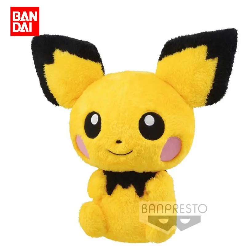 

BANDAI BANPRESTO Pocket Monsters Pichu 30cm Official Figures Models Anime Collectibles Toys Birthday Gifts Dolls Ornaments