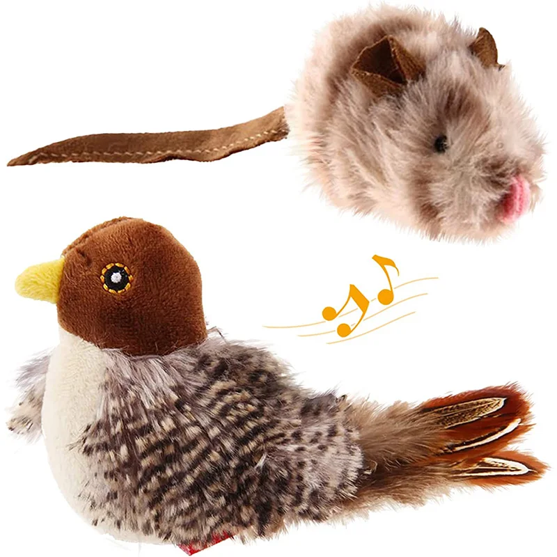 

GiGwi pet Cat Toys Melody Chaser Simulate The Real Sounds of Animals Native Feather Simulation Design Interactive Toys For cat