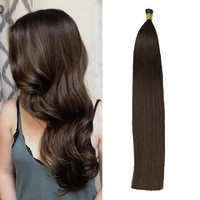Best Quality I Tip Ring Extensions Human Hair 100% Prebonded Fusion Hair Extensions