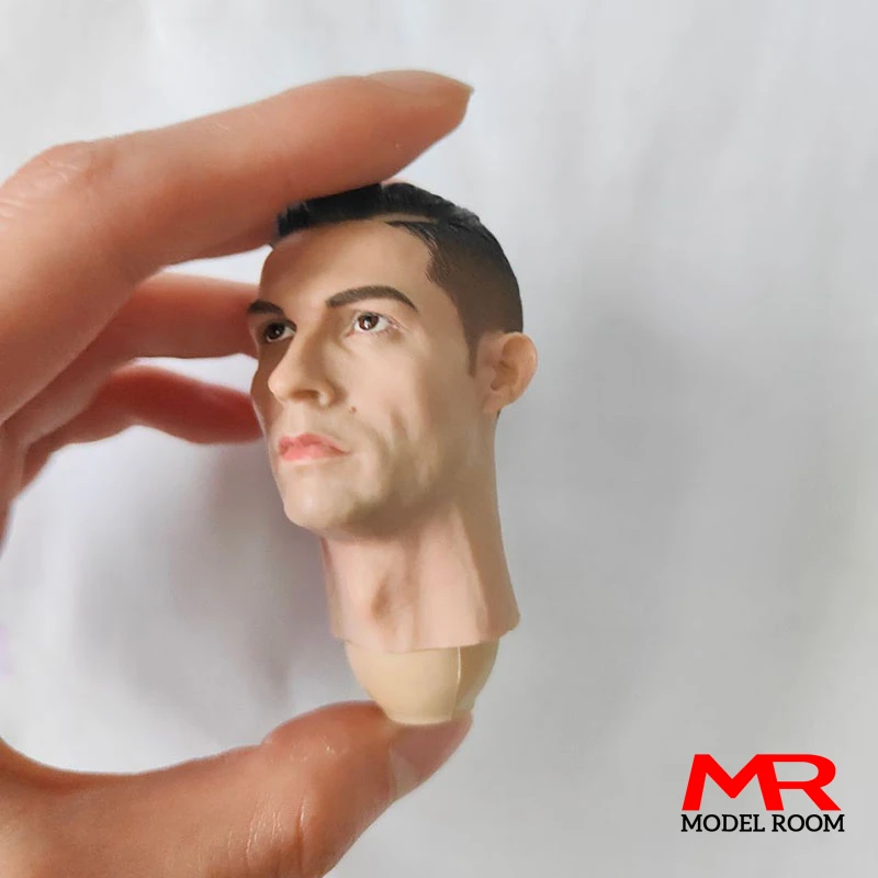 Масштаб 1/6 голова Роналду лепка Мужская резьба модель подходит для 12 дюймов