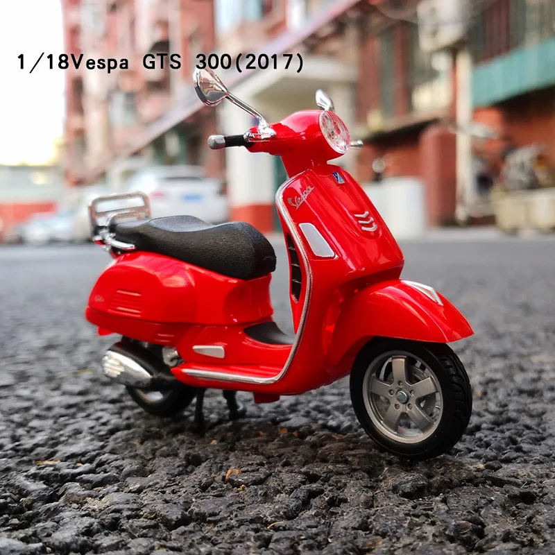 

Maisto 1:18 Vespa GTS 300 LXV Sprint 150 P150X Motorcycles Simulation Alloy Motorcycle Model Collection Toy Car Kid Gift
