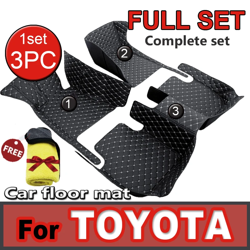 Автомобильные коврики для TOYOTA Yaris cross hybrid avanza LEVIN VOXY Venza HIACE 2seat Innova MR2 Rush