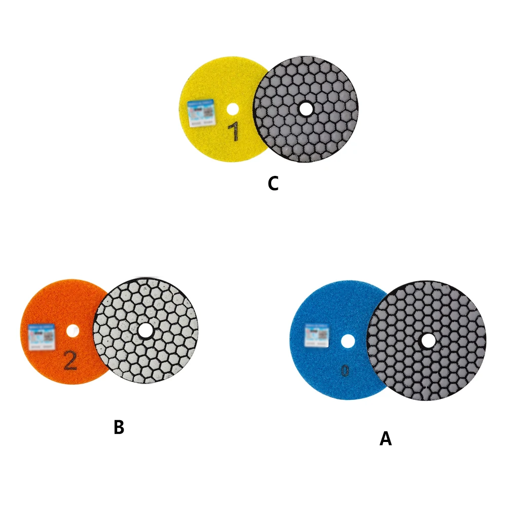 

1 2 3 5 Wall Tile Stone Polishing Abrasive Wheel Surface Grinding Disc 100mm Diameter Sanding Pad Stoneworking Accessories Type