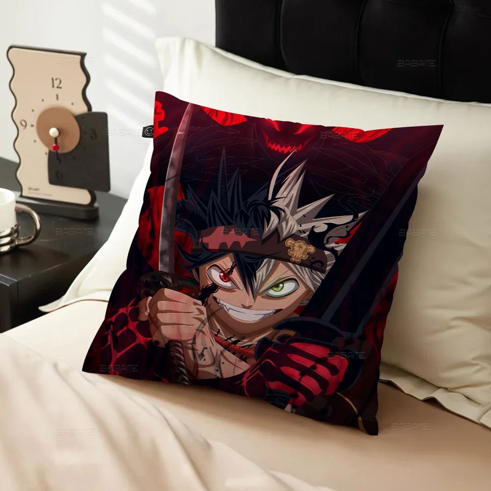 Наволочки с черным клевером мультяшный диван декоративный домашний